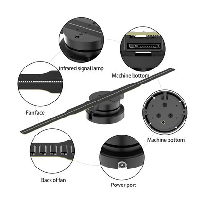 Holograma Ventilador 3D