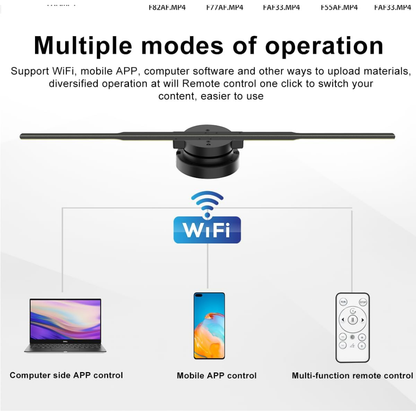 Holograma Ventilador 3D